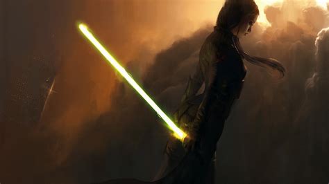 star wars jedi mujer|female lightsaber jedi.